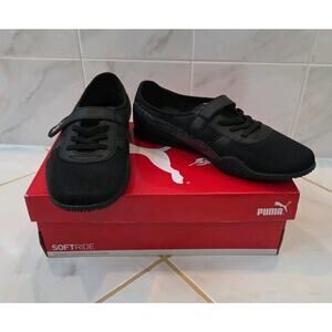Puma Bella Mary Jane Shoes Womens Size 10 Black Low Top Sneakerina Sneakers
